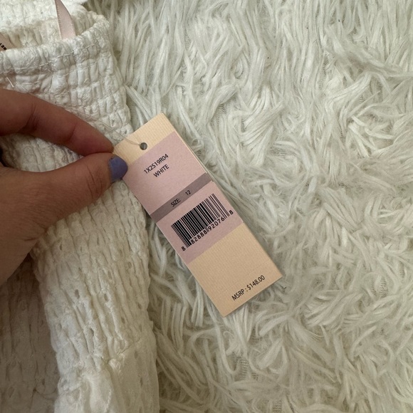 Nanette Lepore Midi Dress White Midi Dress Wedding Dress Long white Dress - Picture 6 of 8